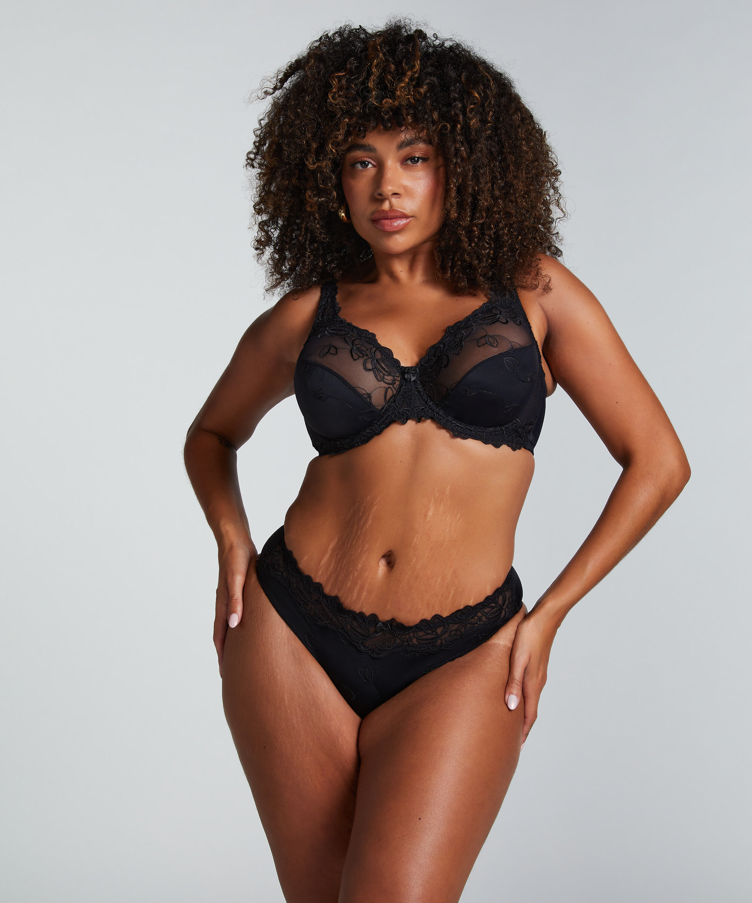 Boxer string Diva, Noir