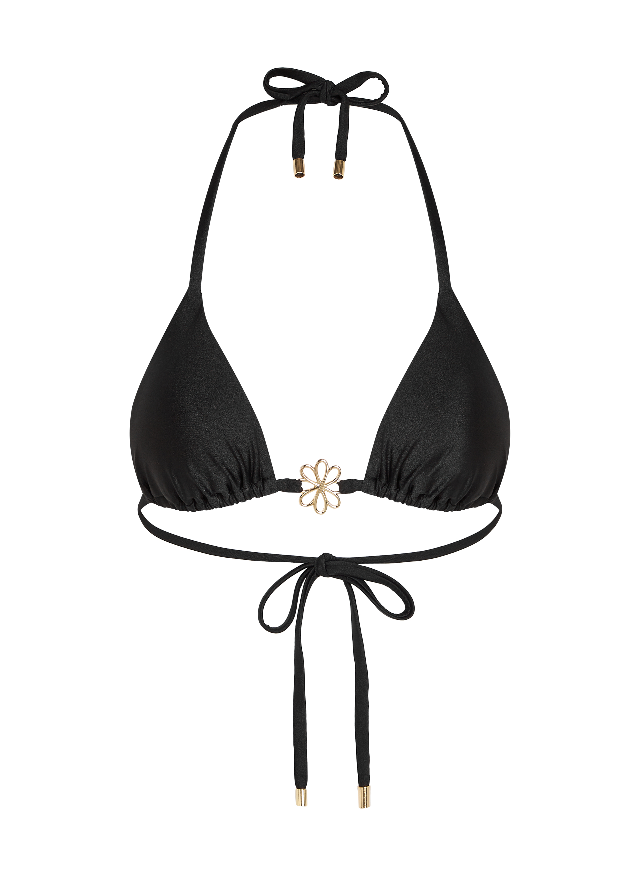 Triangel bikinitop Yucatan, Zwart, main