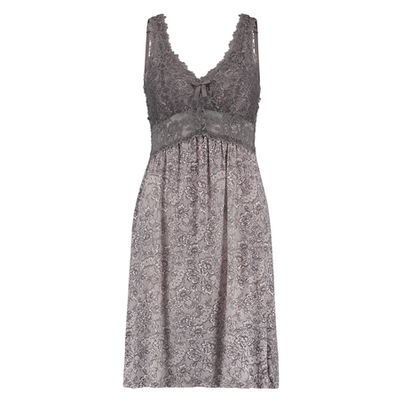 Slipdress Modal lace, Roze