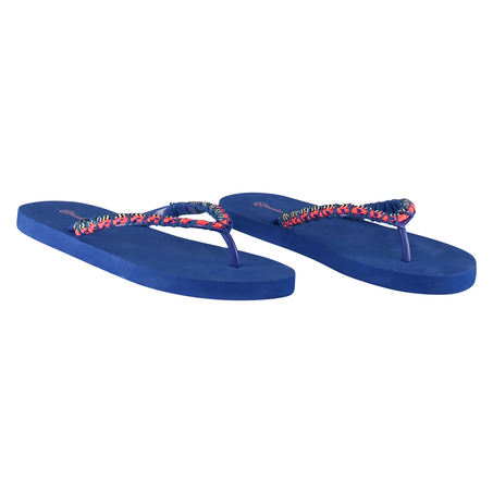 Flip-flops braided blue, Blauw