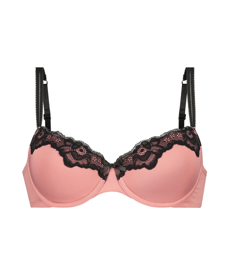 Soutien-gorge &agrave; armatures pr&eacute;form&eacute; Secret Lace, Rose