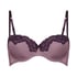 Soutien-gorge à armatures préformé Lace & Shine, Pourpre