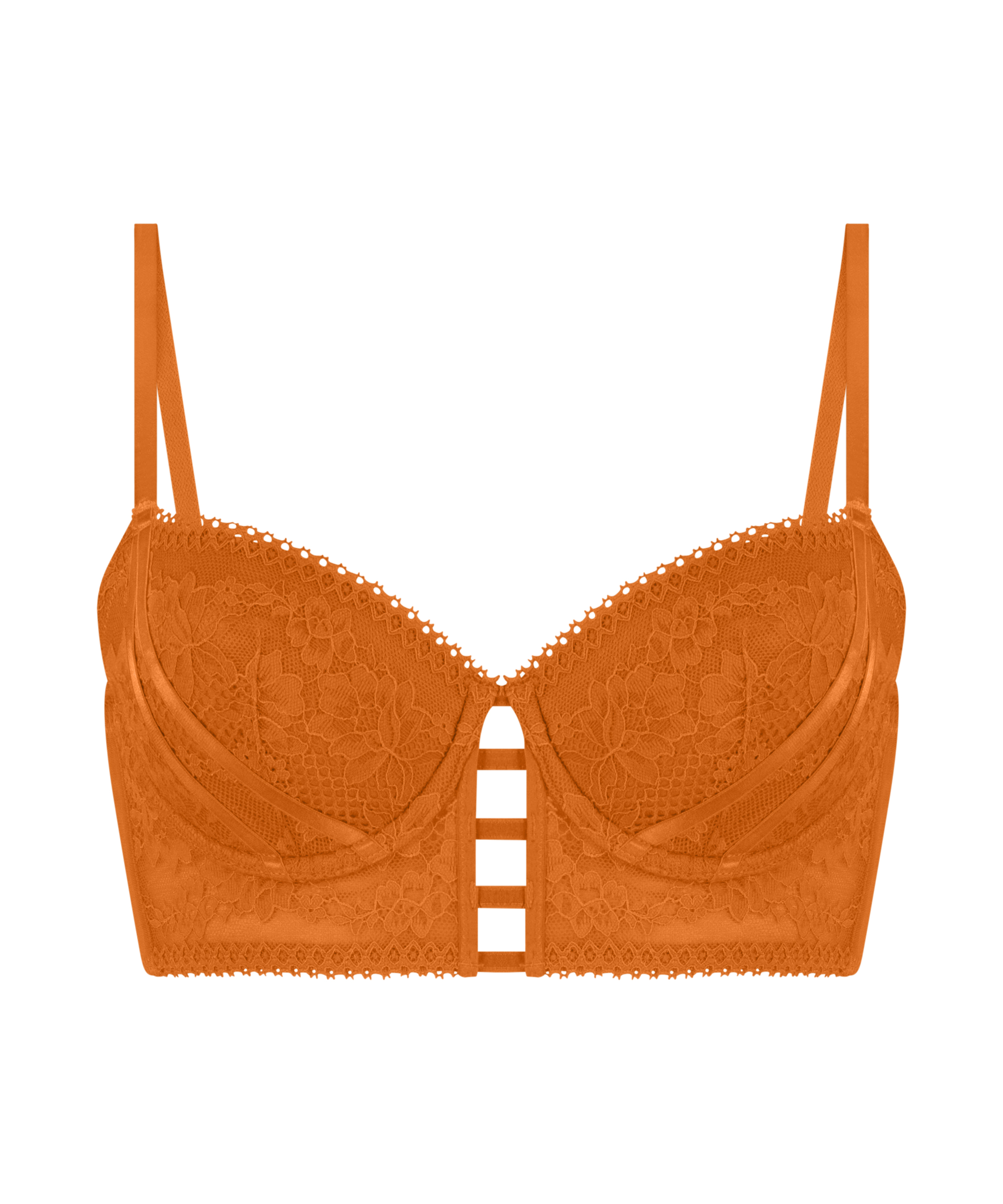 Voorgevormde longline beugel bh Vera, Oranje, main
