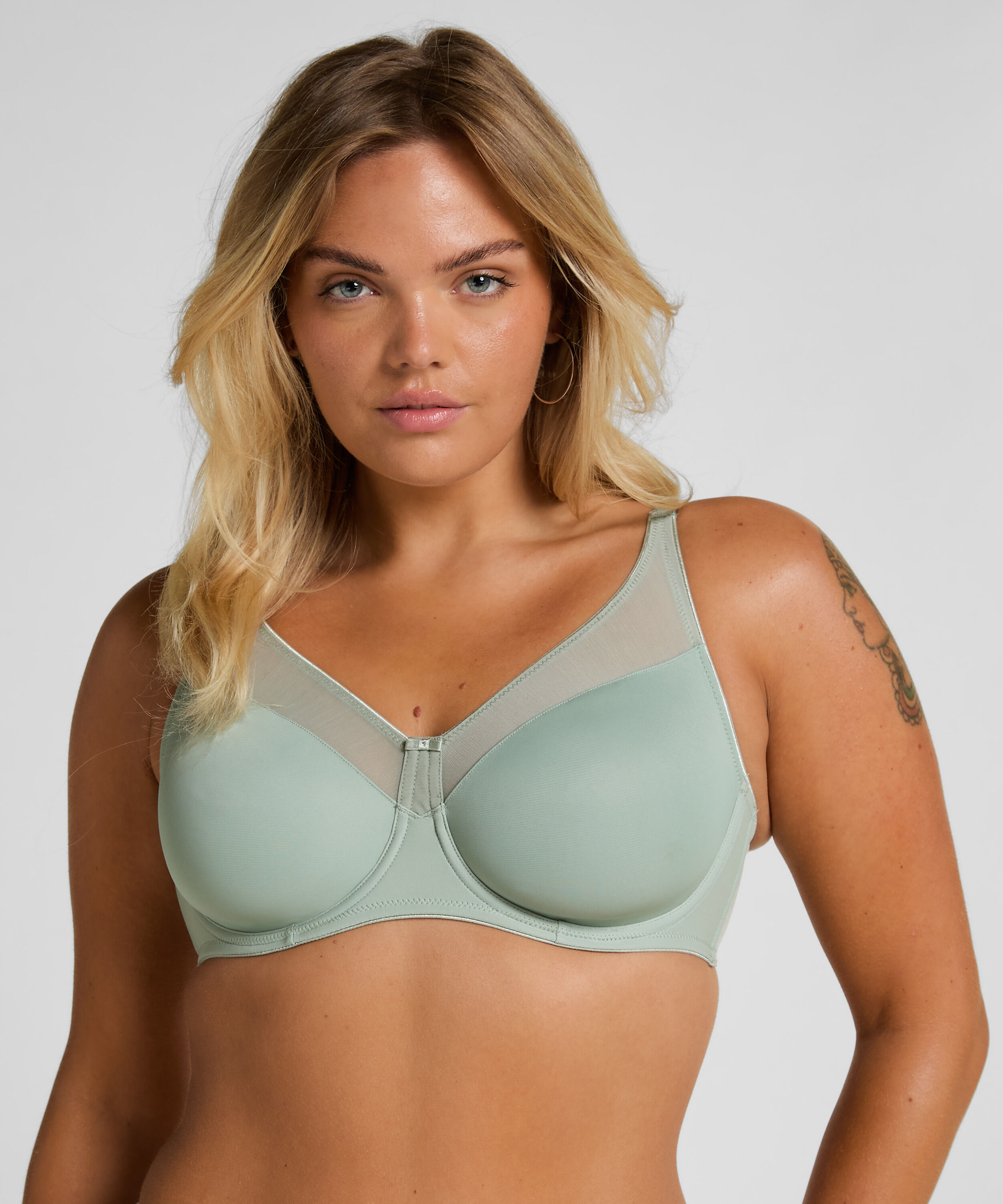 Niet-voorgevormde minimizer beugel bh Nina, Groen