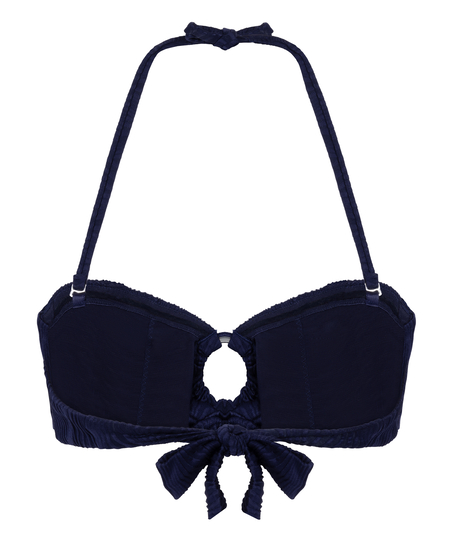 Bandeau bikinitop Cozumel, Blauw