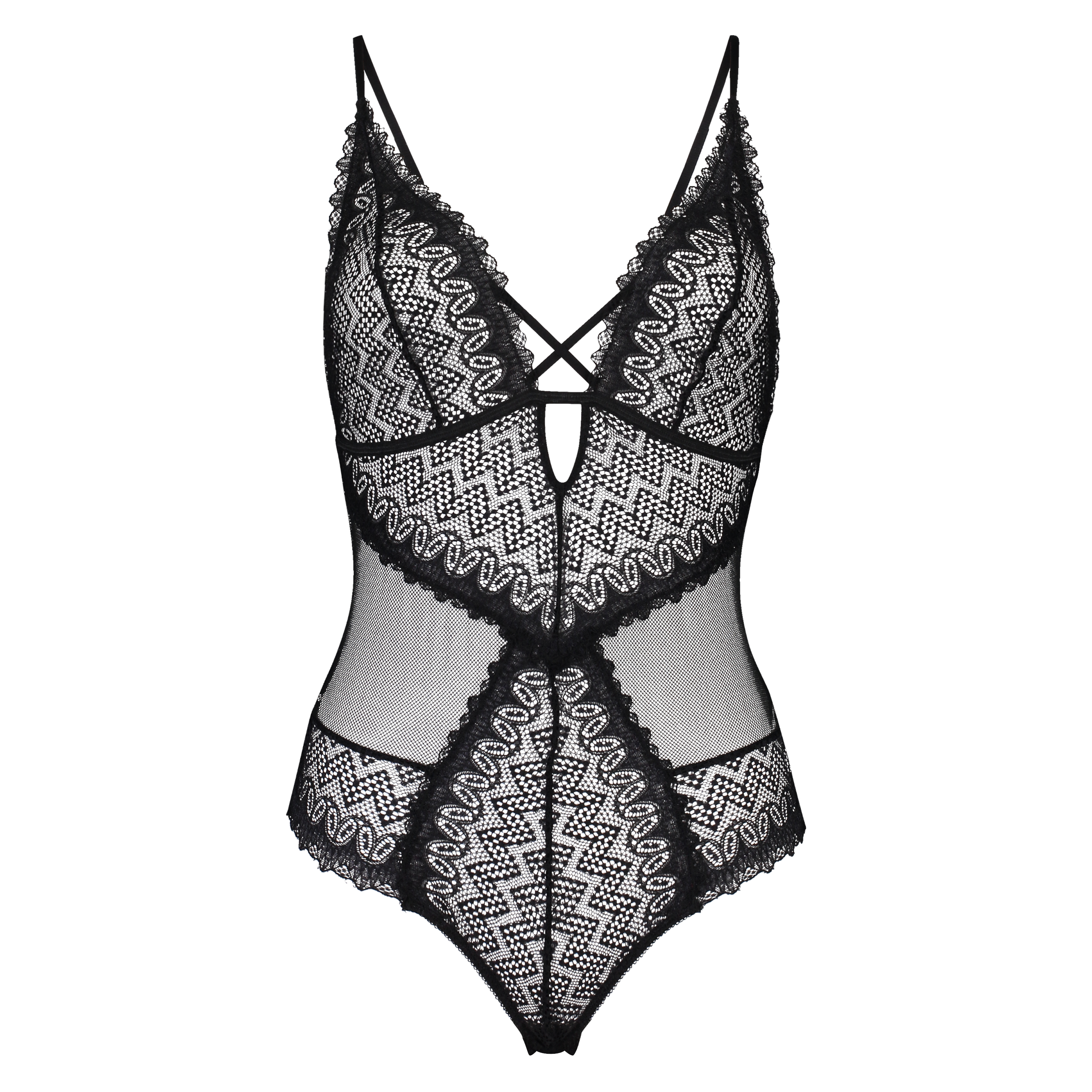 Body Geo Lace, Zwart, main