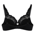 Soutien-gorge à armatures non-rembourré Lily, Noir