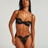 Soutien-gorge rembourré demi-bonnet à armatures préformé Belladonna, Noir