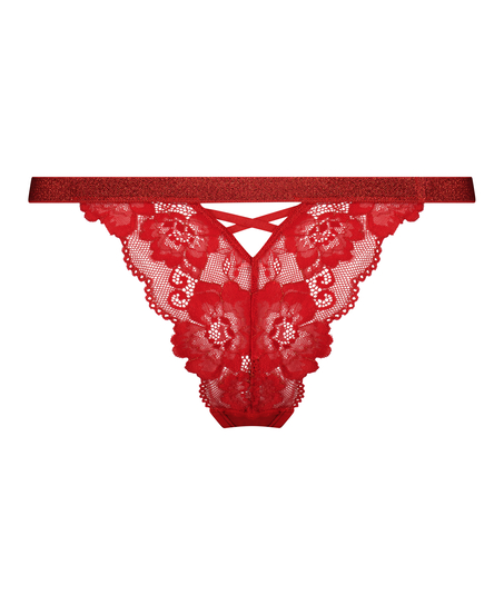 Slip br&eacute;silien Phia, Rouge