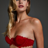 Soutien-gorge &agrave; armatures pr&eacute;form&eacute; Adele, Rouge