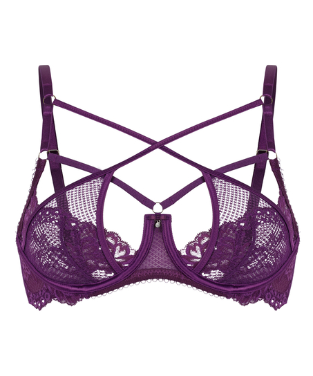 Soutien-gorge à armatures non-préformé Anna, Pourpre