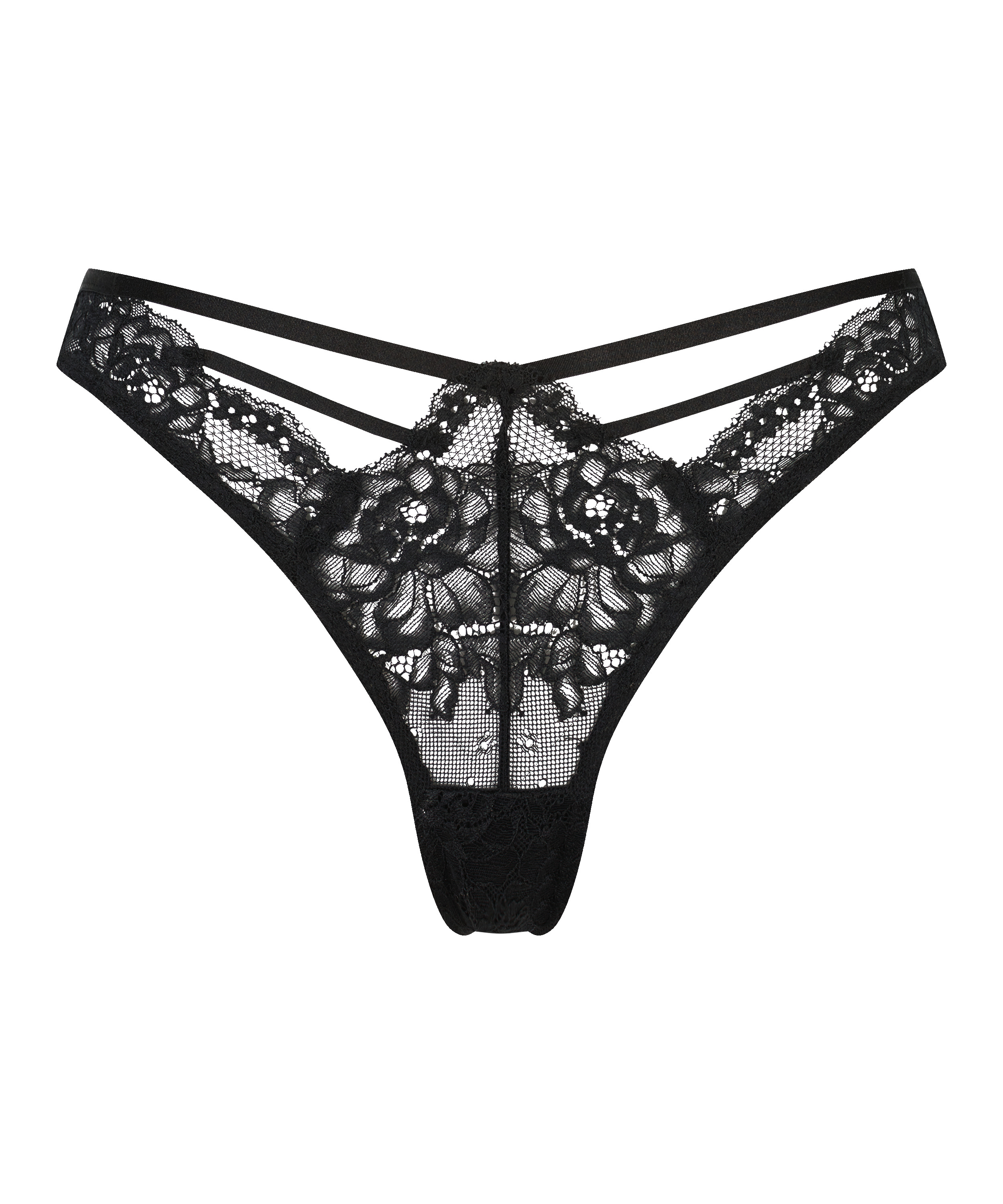 Hoog uitgesneden brazilian Clara, Zwart, main