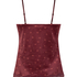 Cami top Velours Lace, Paars