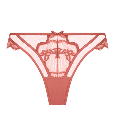 Slip br&eacute;silien Lorna, Rouge