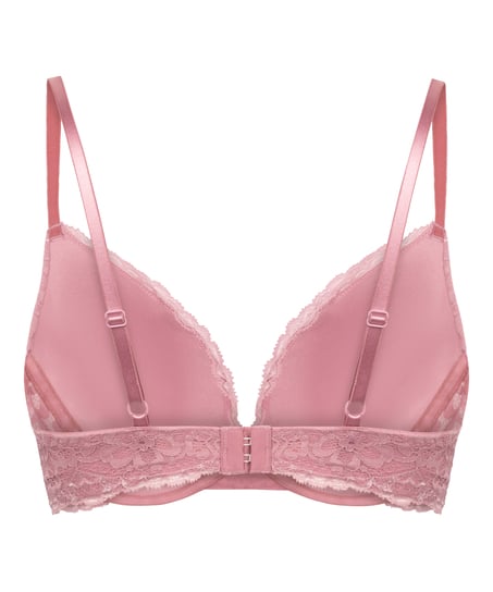 Voorgevormde push-up beugel bh Marine, Roze