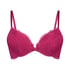 Voorgevormde push-up beugel bh Marine, Roze