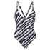 Maillot de bain Zebra, Noir