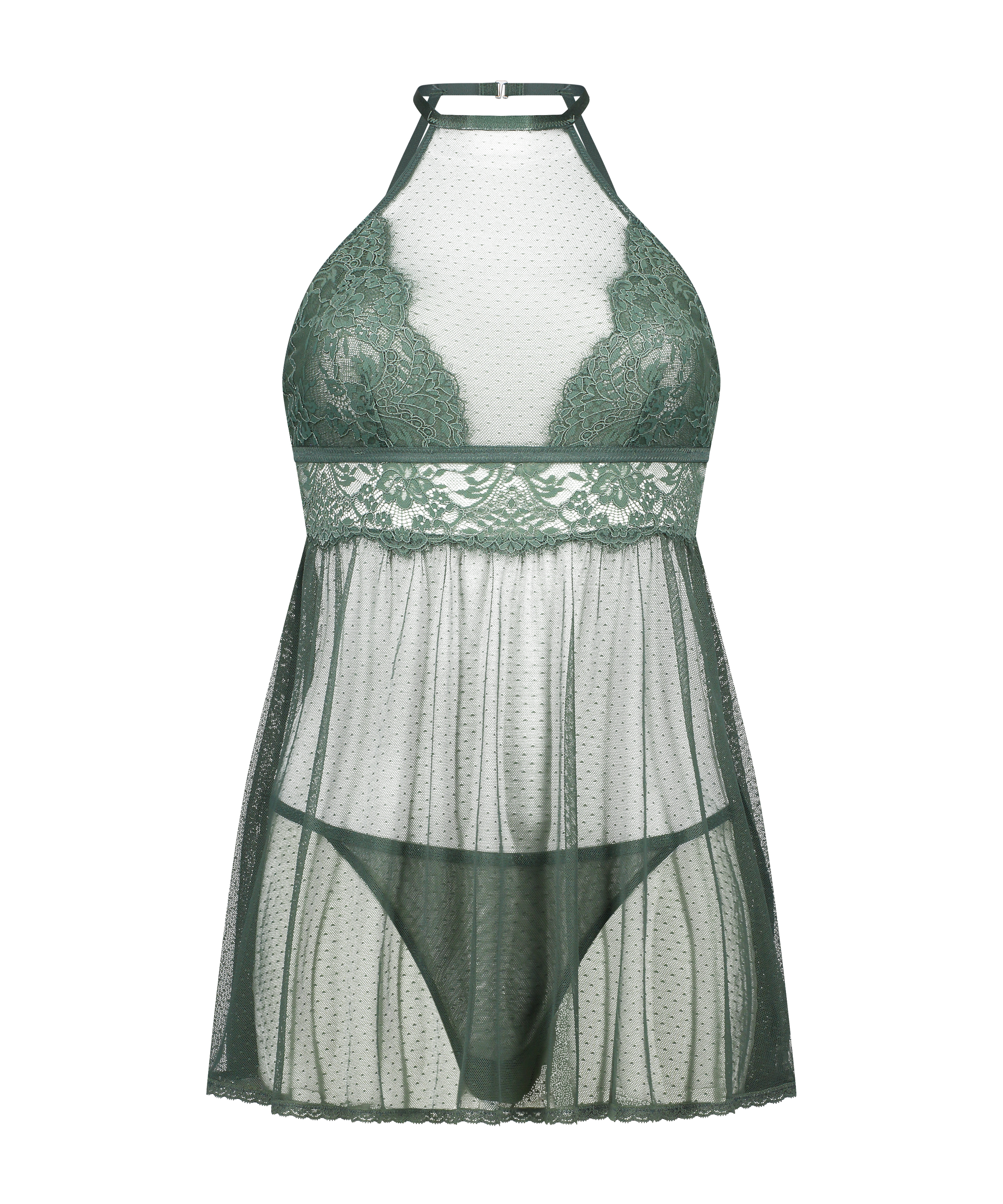 Babydoll Lace, Groen, main