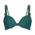 Voorgevormde push-up beugel bikinitop Luxe Cup A - E, Groen