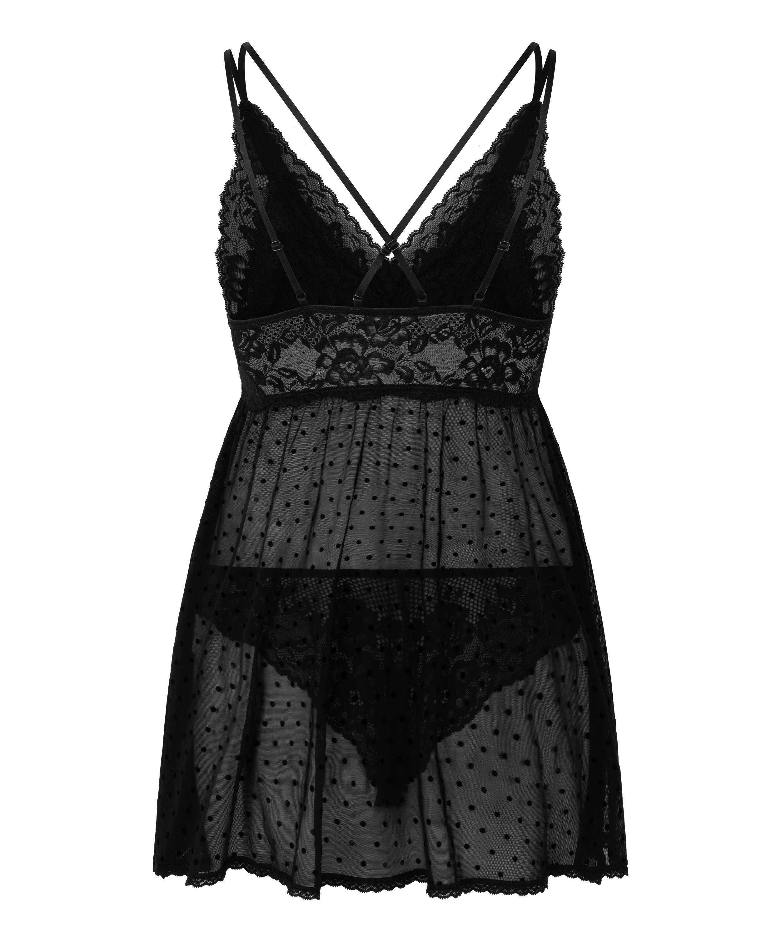 Babydoll Beatriz, Zwart, main