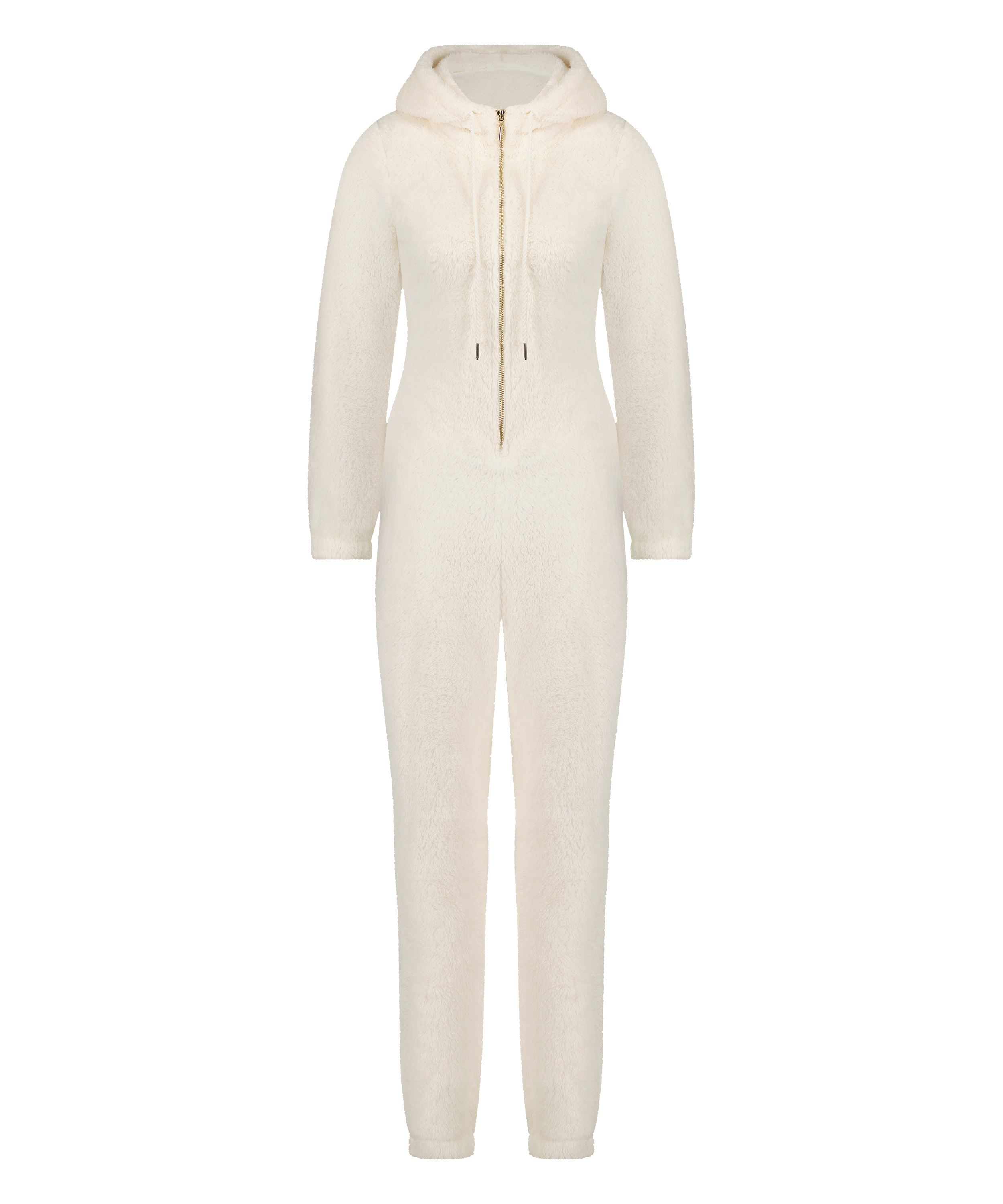Onesie Fleece, Wit, main
