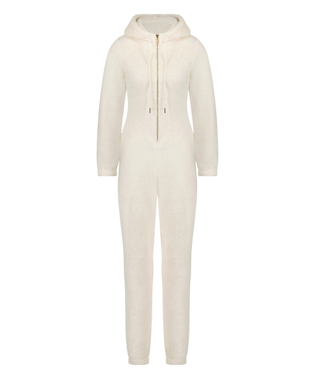 Onesie Fleece, Wit