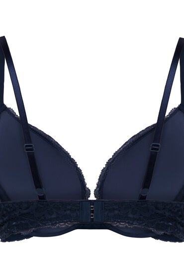 Hunkemöller Voorgevormde push-up beugel bh Marine Blauw, foto 2