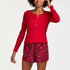 Short Twill, Rood