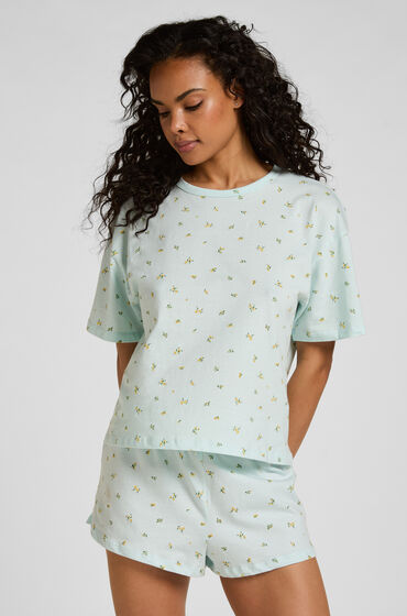 Hunkemöller Pyjama Set Katoen Groen