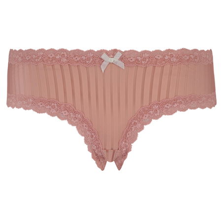 Brazilian V-shape mesh, Roze