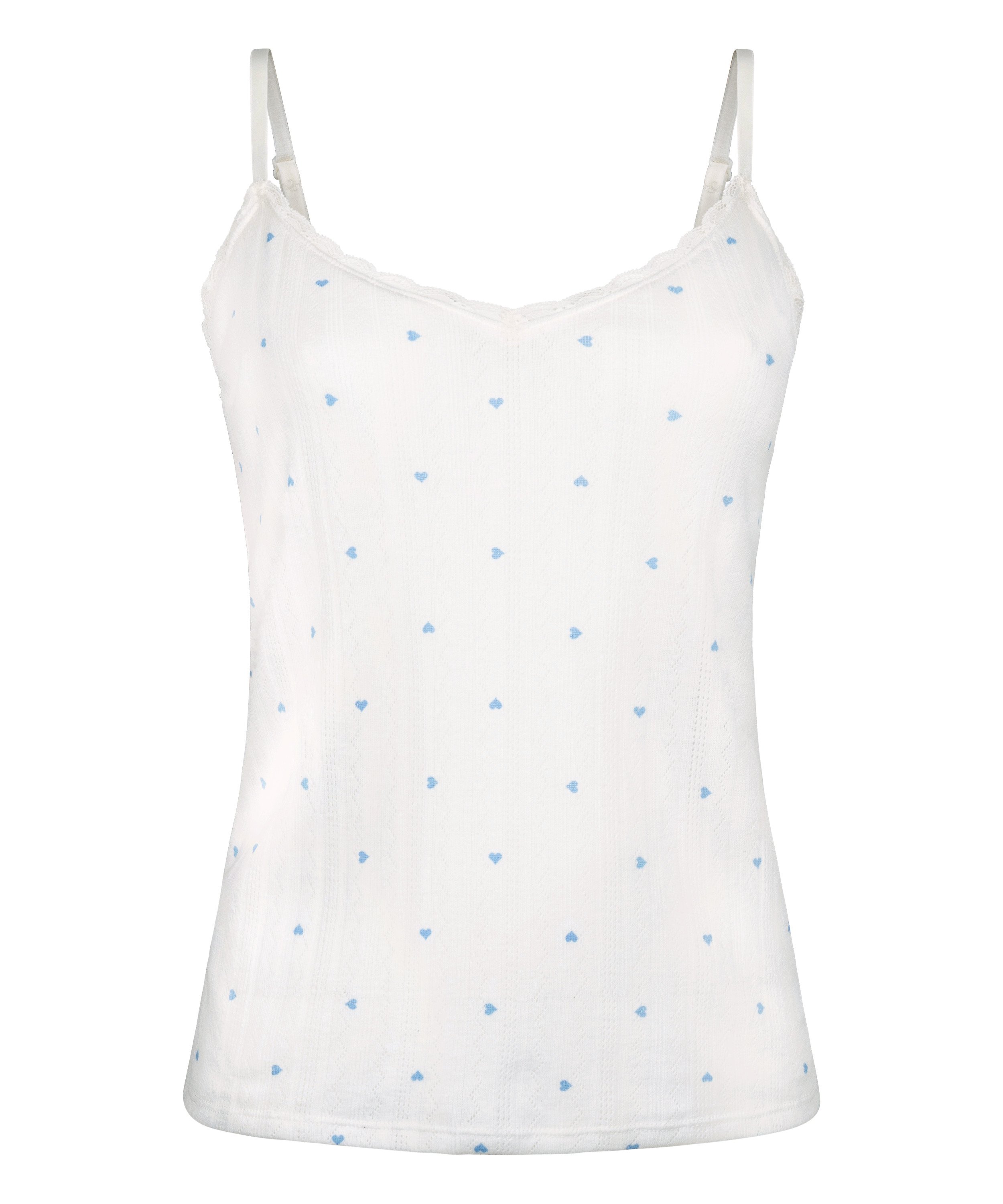 Top cami Lace, Blauw, main