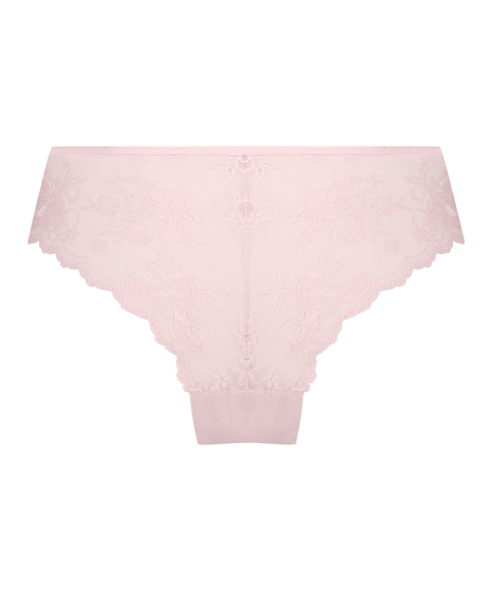 Invisible brazilian Lace Back, Roze