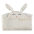 Winter Bunny Snuggle Blanket, Wit