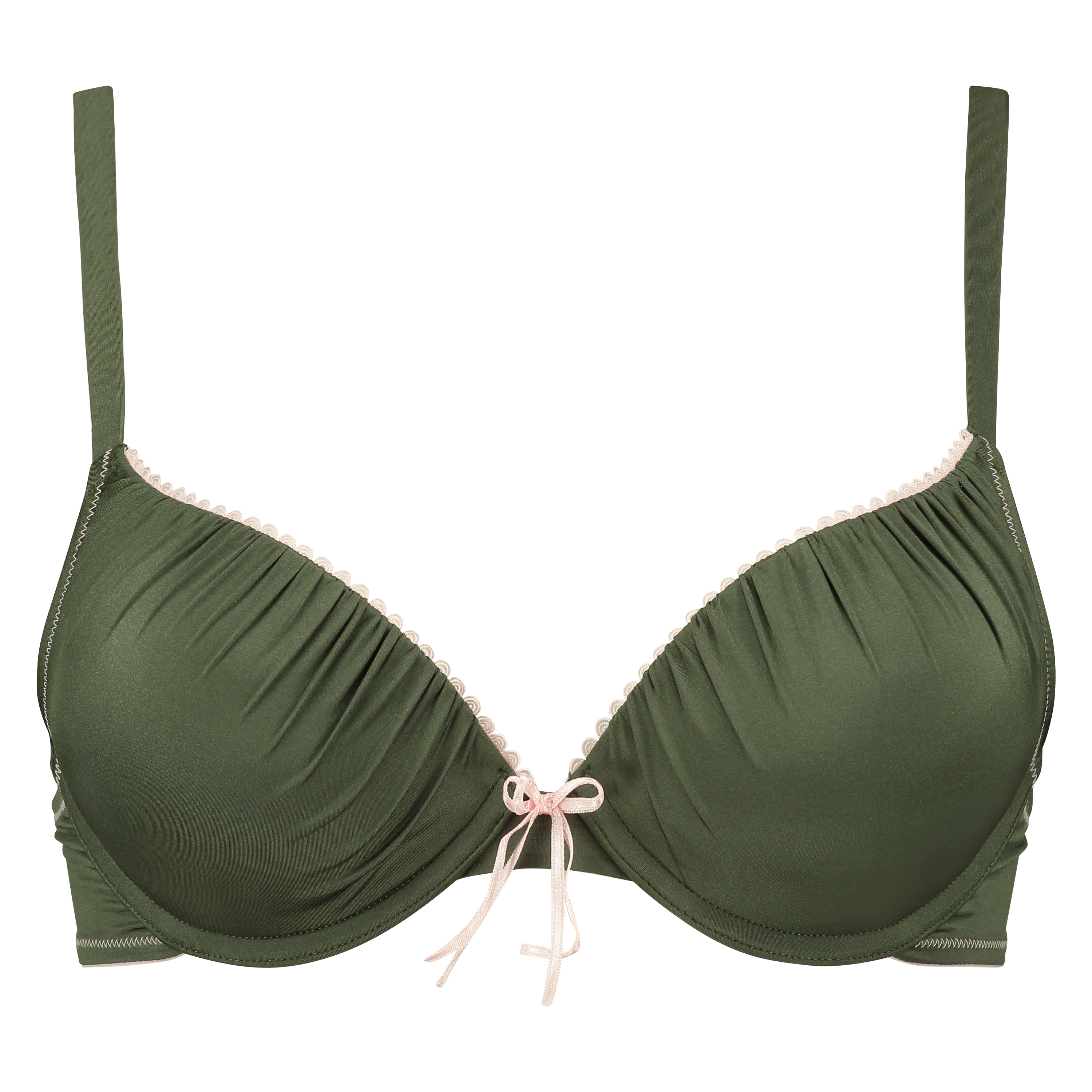 Voorgevormde push-up beugel bh Giselle, Groen, main