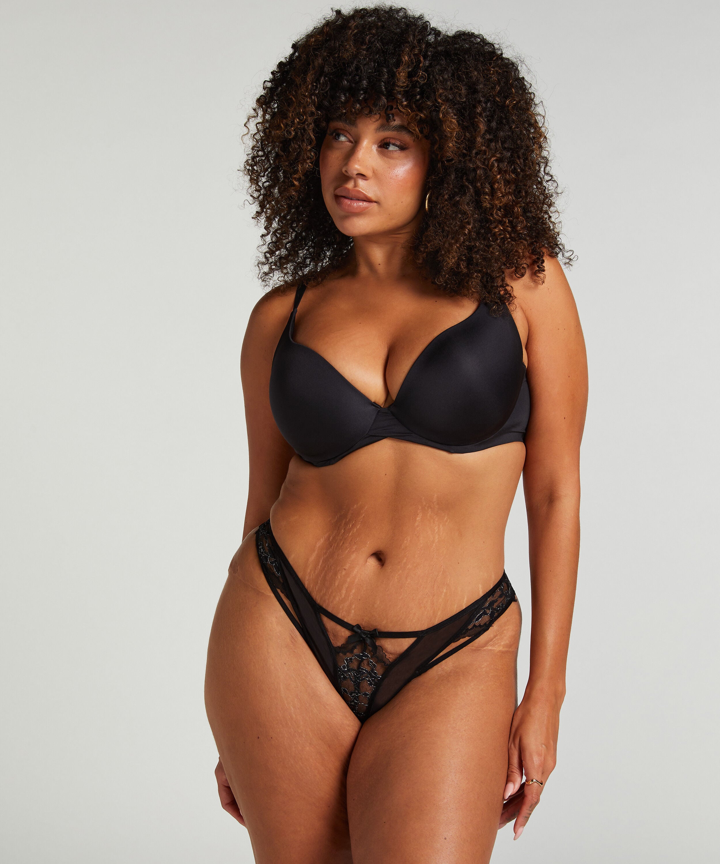 Slip brésilien Izara, Noir