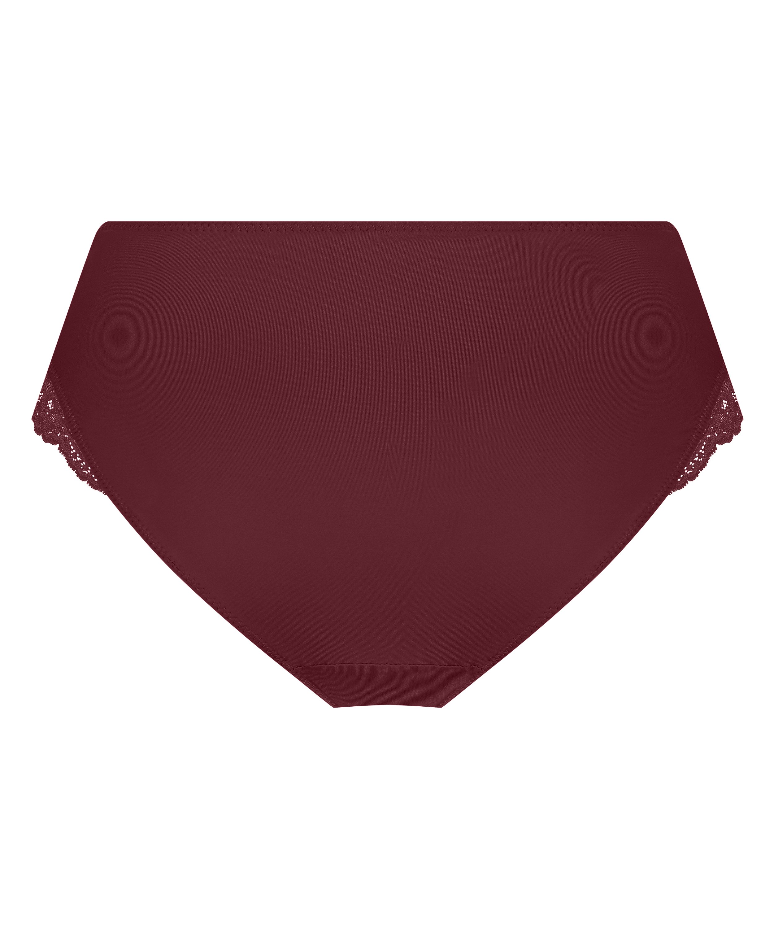 Slip taille haute Sophie, Rouge, main