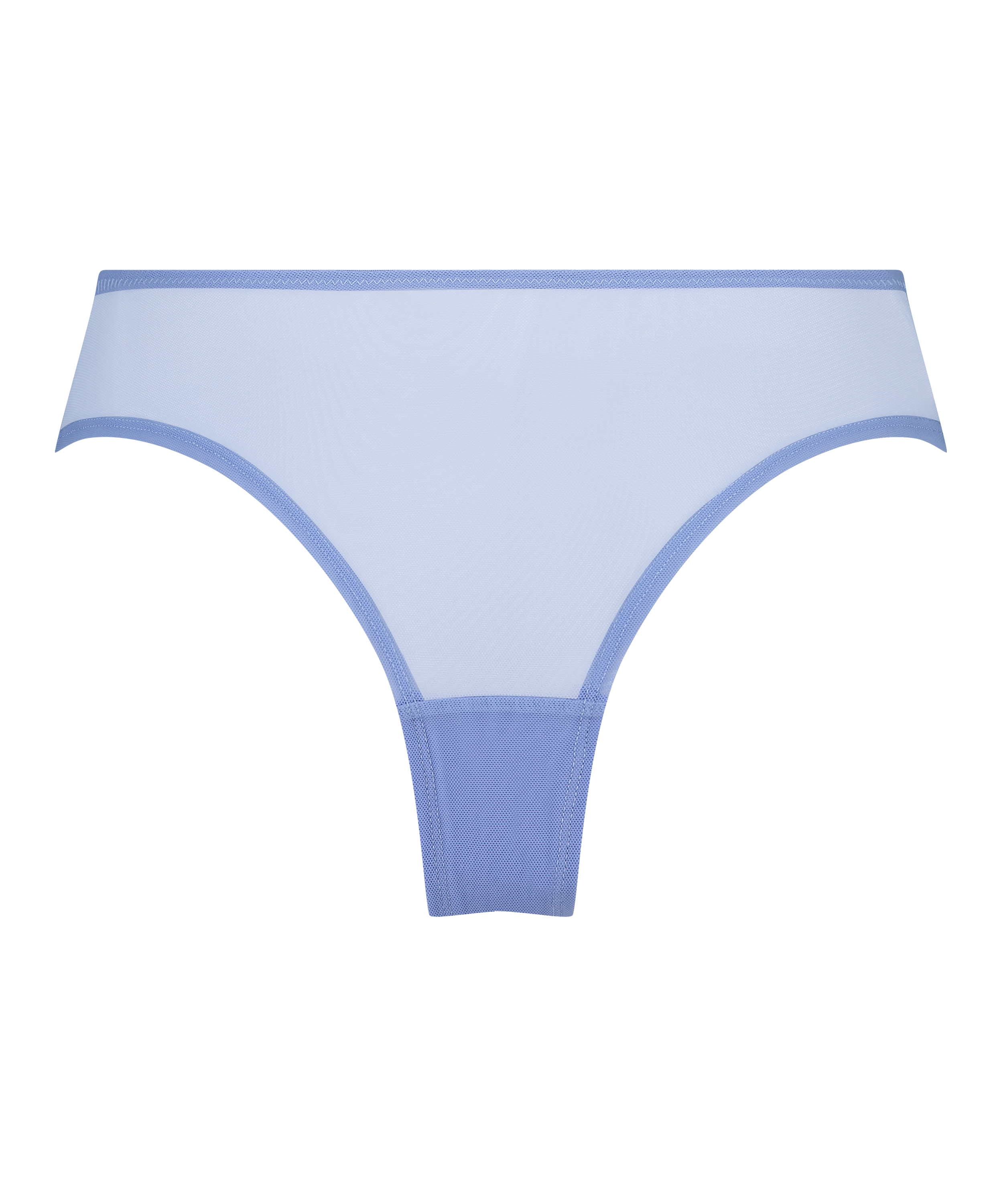 Slip brésilien taille haute Kimberley, Bleu, main