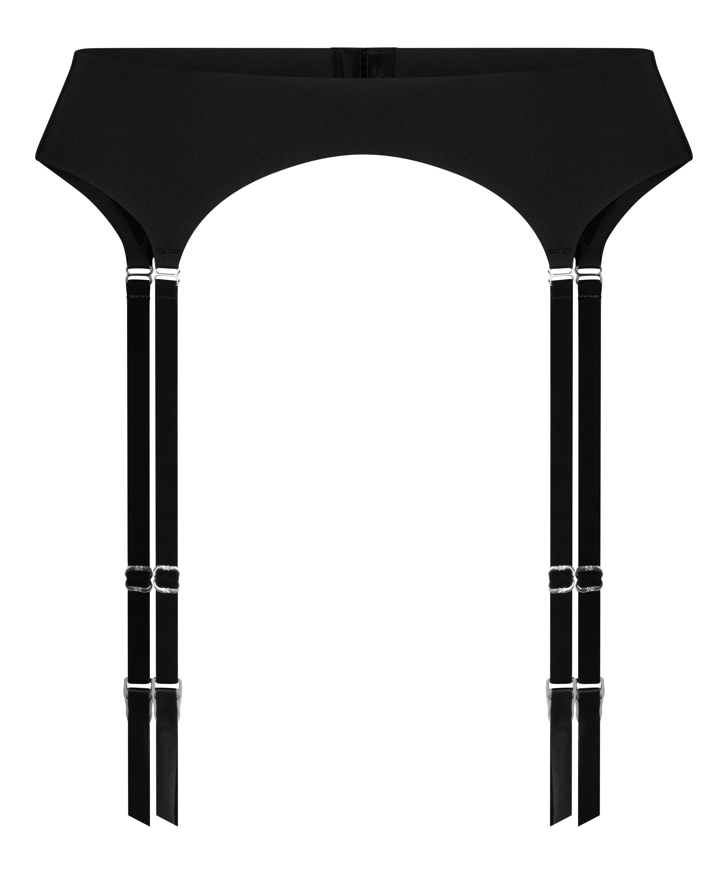 Jarretel Smooth, Zwart, main