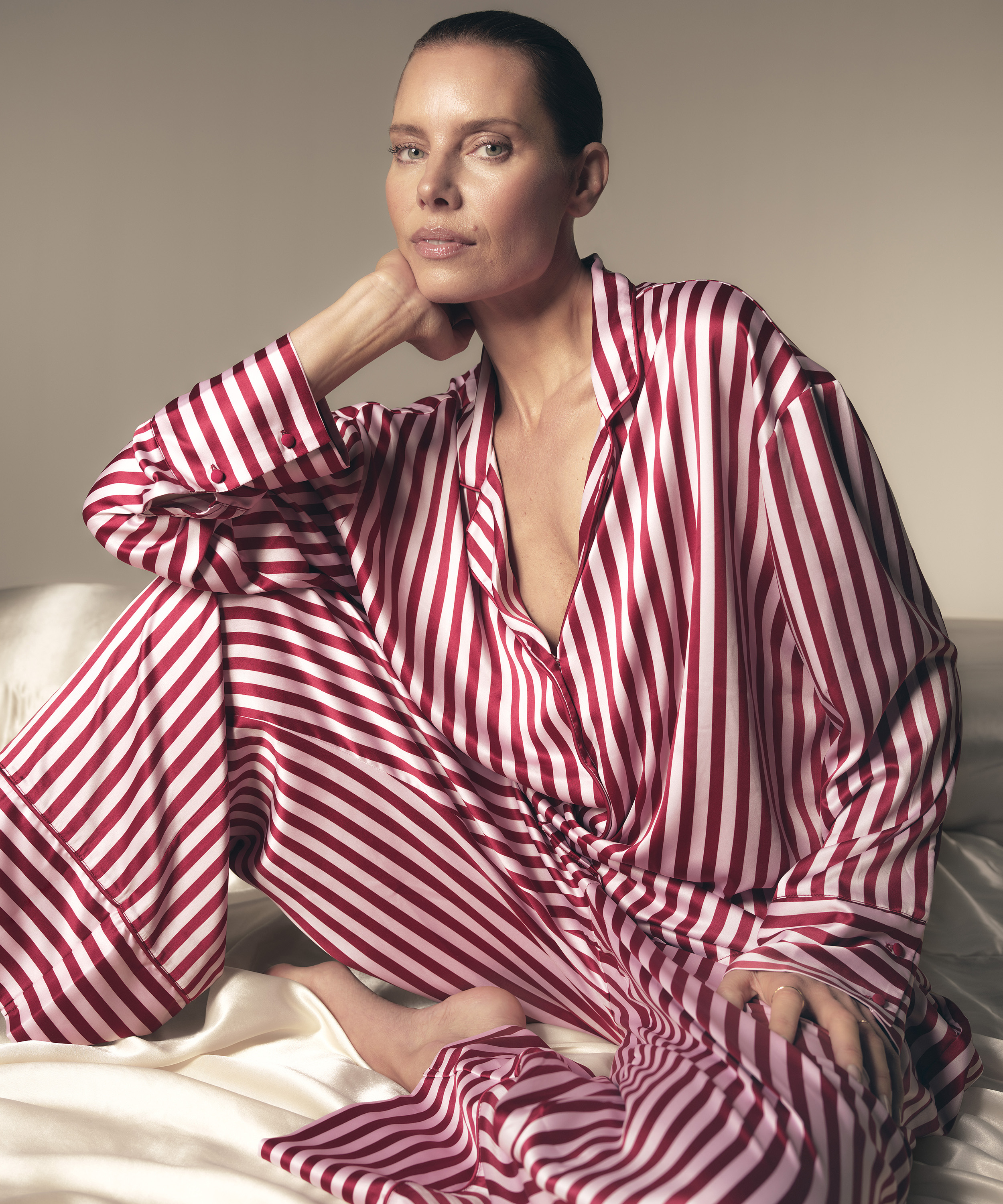 Broek Satijn, Roze, main