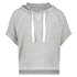 Hoodie korte mouwen, Grijs