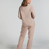 Pyjamabroek Flannel, Beige