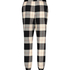 Pyjamabroek Twill Check, Zwart