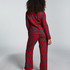 Pyjamaset Twill, Rood