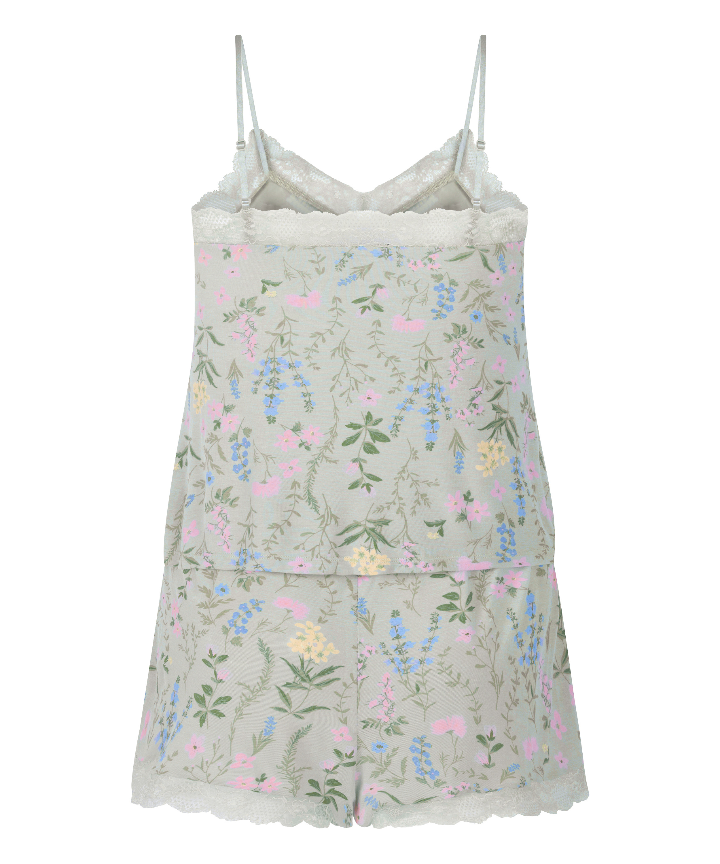 Korte pyjamaset Cami, Groen, main