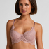 Soutien-gorge &agrave; armatures rembourr&eacute; longline Essie, Pourpre