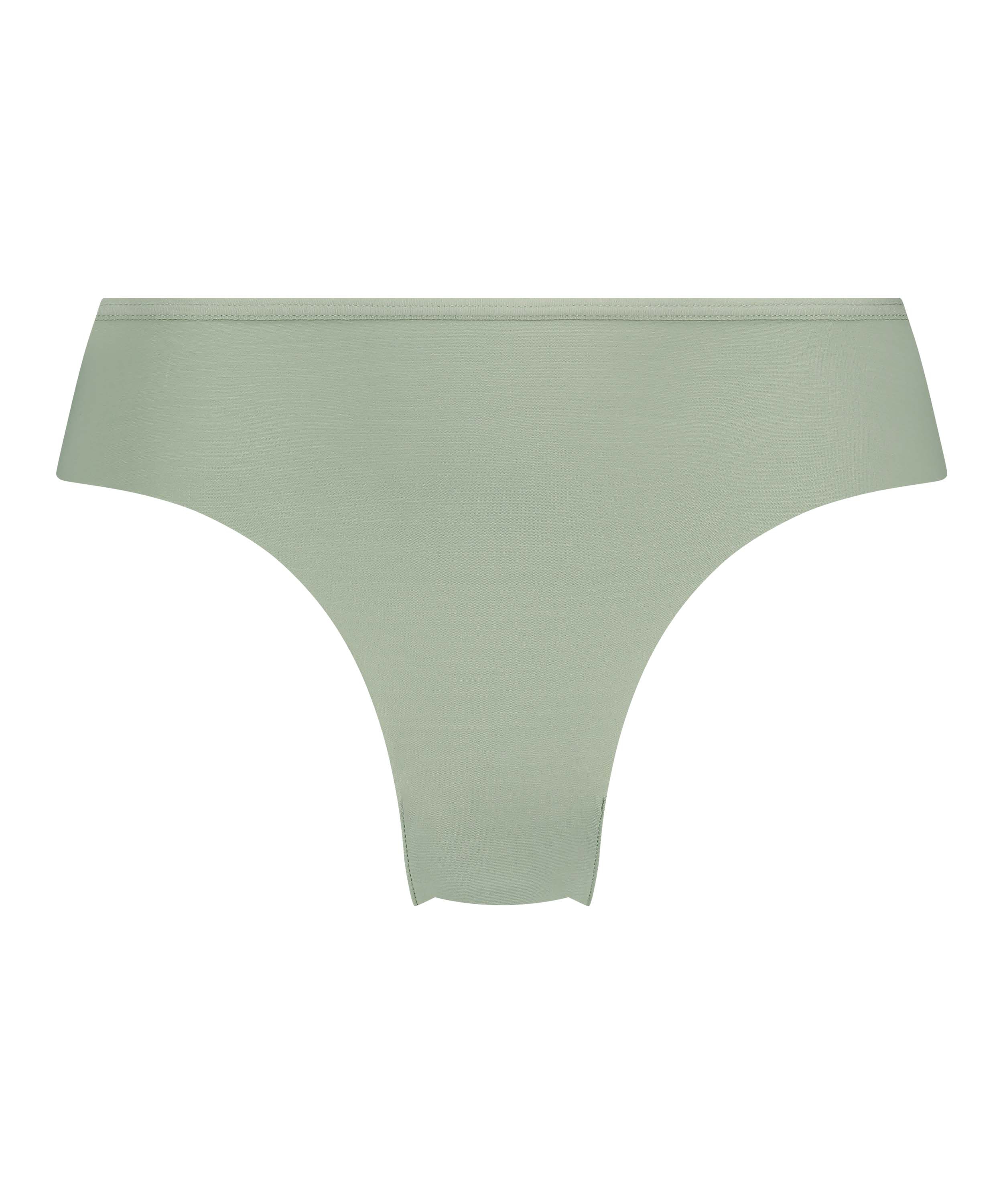 Slip brésilien Invisible Lace Back, Vert, main