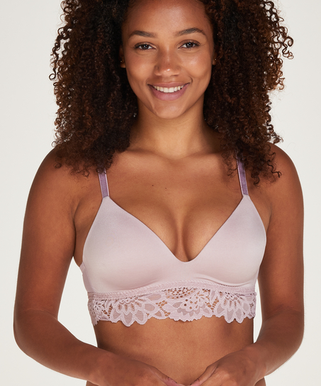 Soutien-gorge push-up préformé sans armatures Evey, Pourpre