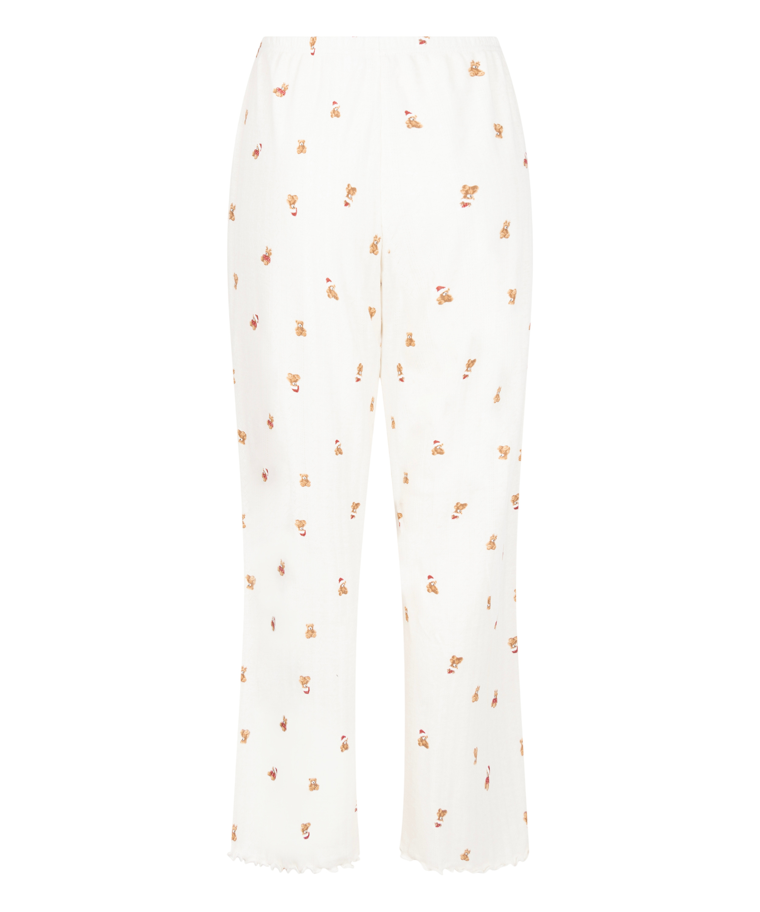 Pantalon de pyjama Pointelle, Blanc, main