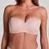 Voorgevormde strapless beugel-bh Smooth, Beige