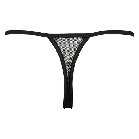 Thong Cleo tanga, Zwart